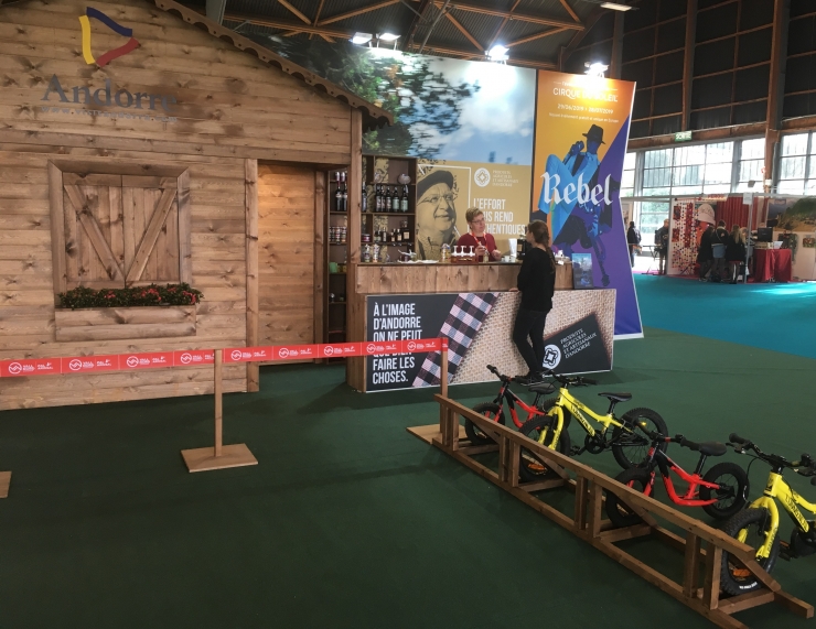 Estand d'Andorra a la fira de Nantes.